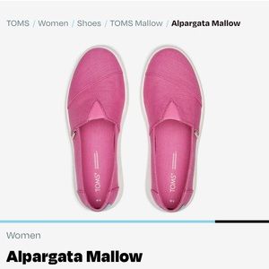 Women’s Pink Toms
